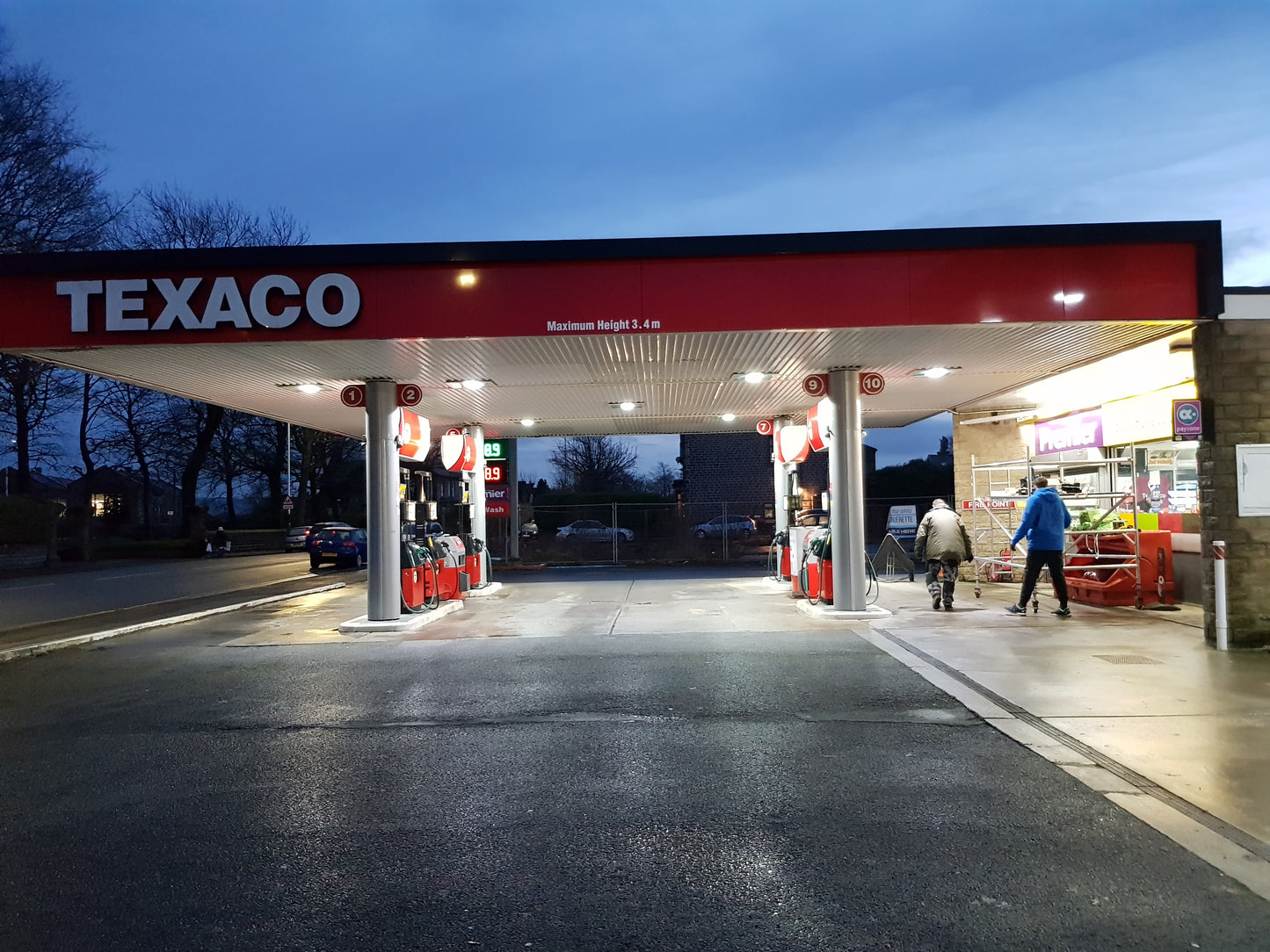 LED Canopy Forecourt Petrol Station Lights